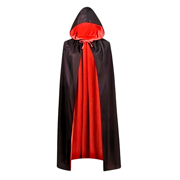 Black & Red Vampire Cloak Costume