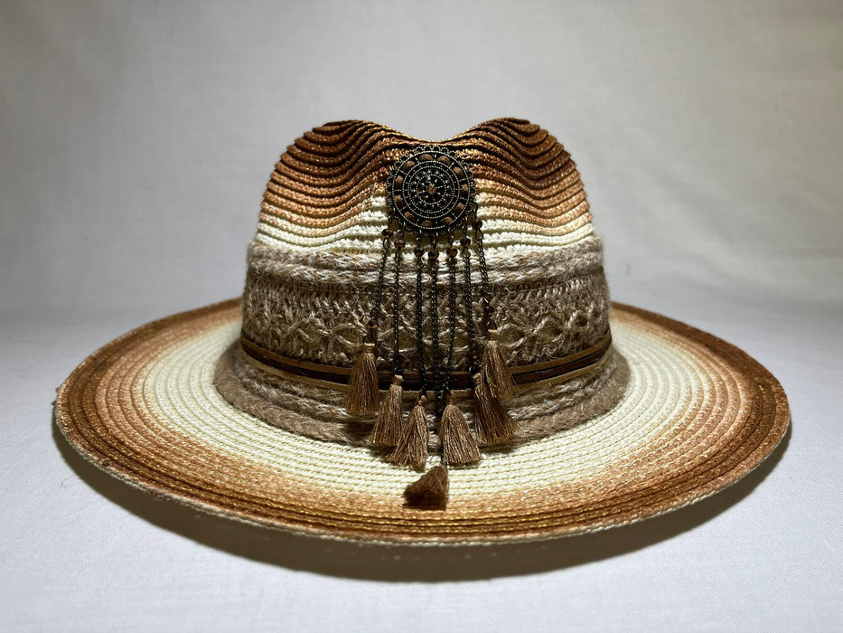 Vintage Cowboy Panama Sun Hat