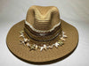 Chic Elegant Khaki Panama Sun Hat