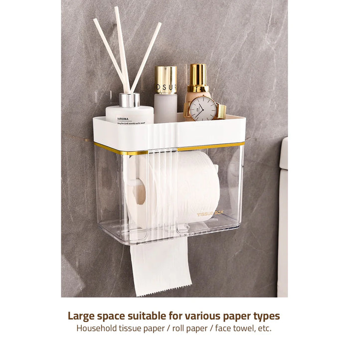 Wall-Mounted Tissue Paper Holder