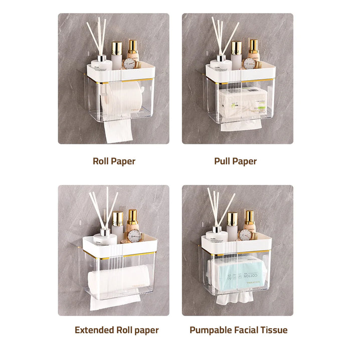 Wall-Mounted Tissue Paper Holder