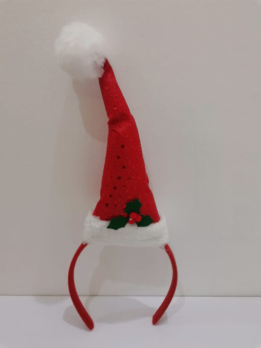 Christmas Glitter Hat Headband