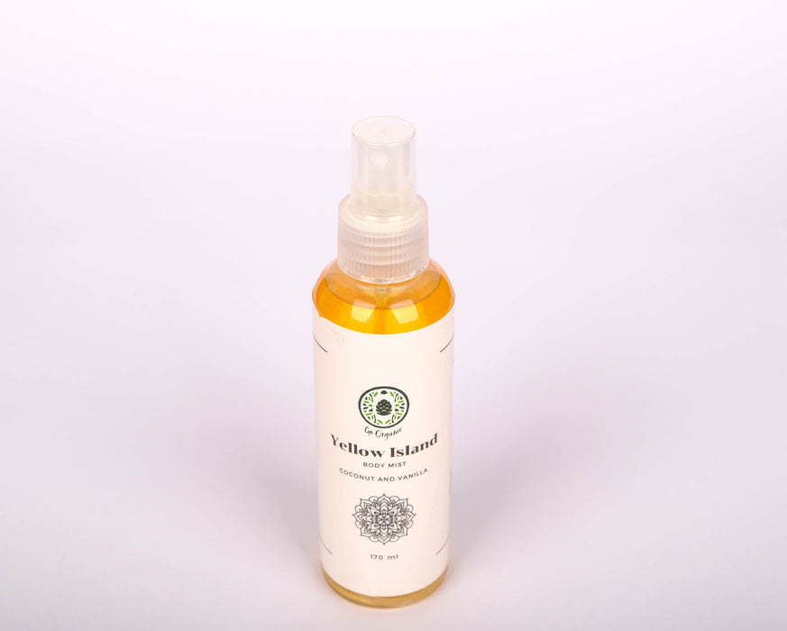 Organic Yellow Island Coconut and Vanilla Body Mist