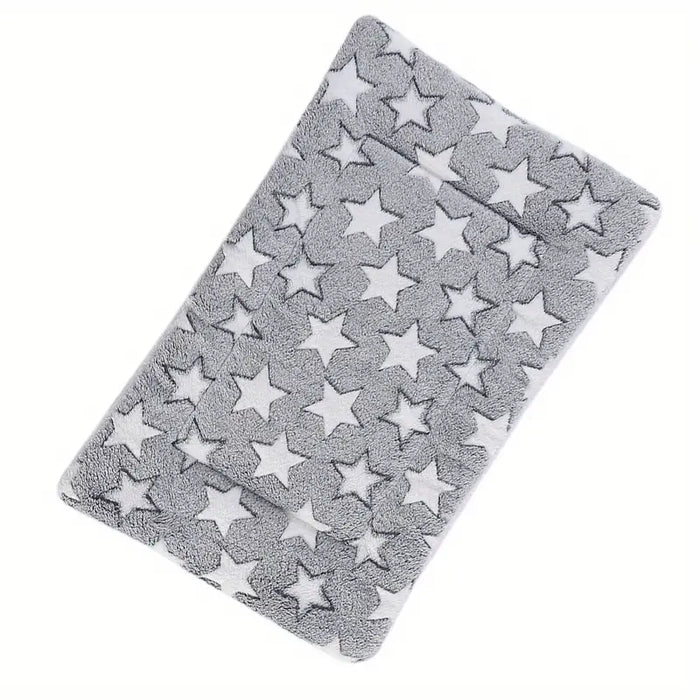 Premium Plush Reversible Grey Pet Blanket