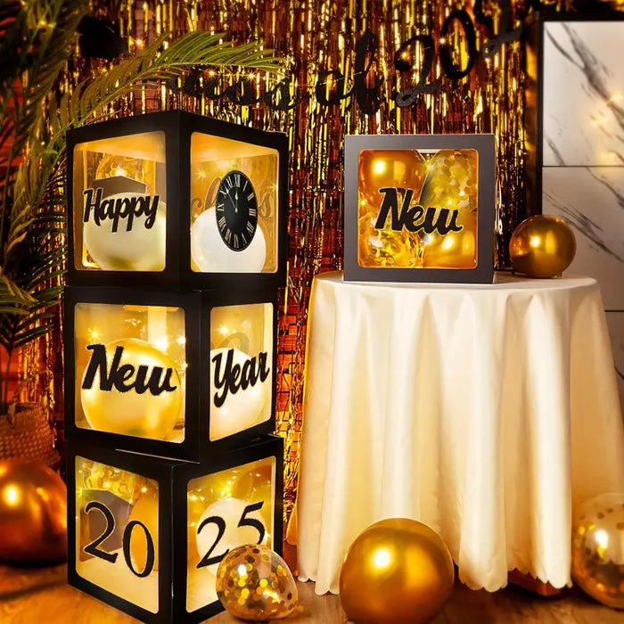 2025 New Year's Eve Party Balloon Box Set