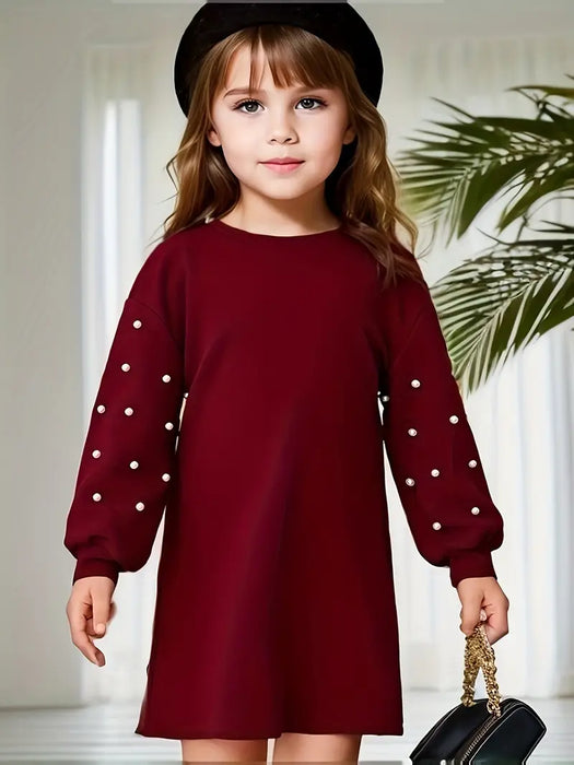 Elegance Bloom Long Sleeve Dress