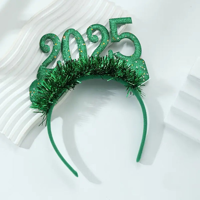 2025 New Year's Headbands Set of 4