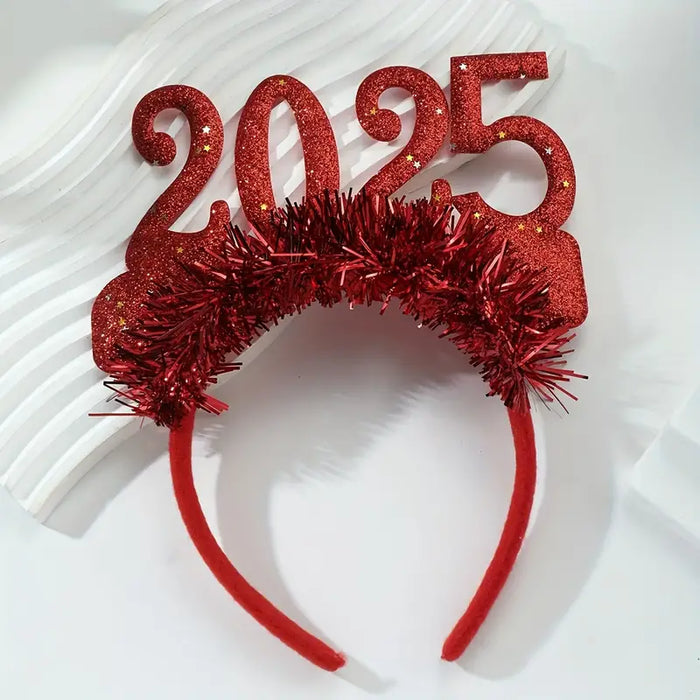 2025 New Year's Headbands Set of 4