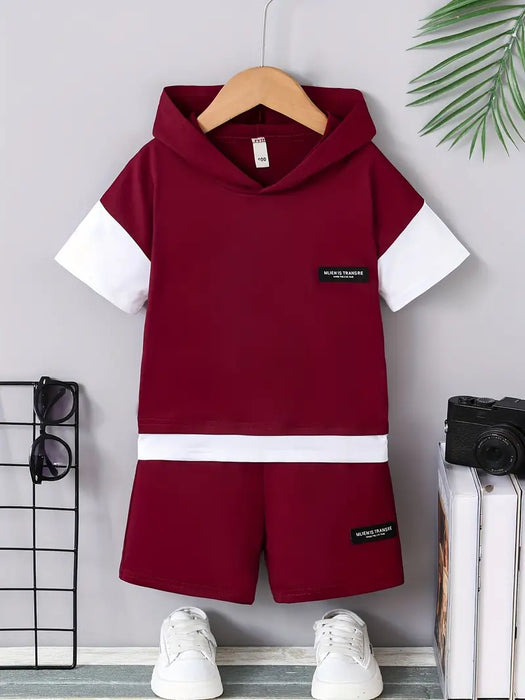 Boys' Hooded Summer Co-Ord Set