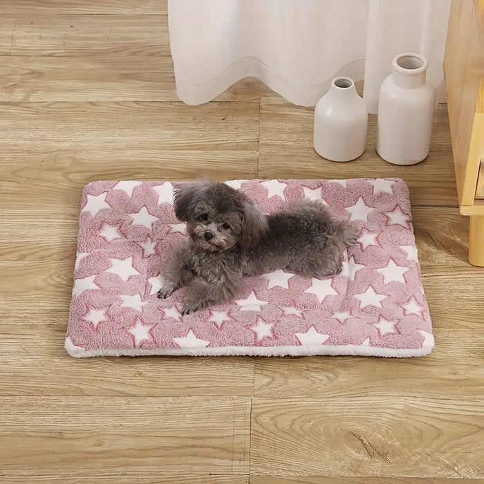 Premium Plush Reversible Pink Pet Blanket