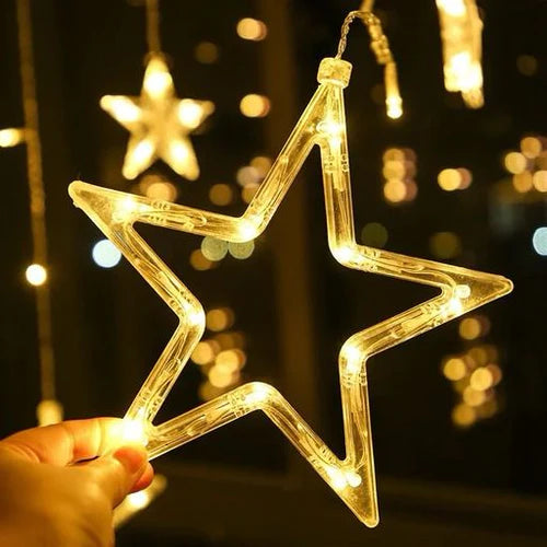 LED Star and Moon String Lights for Ramadan