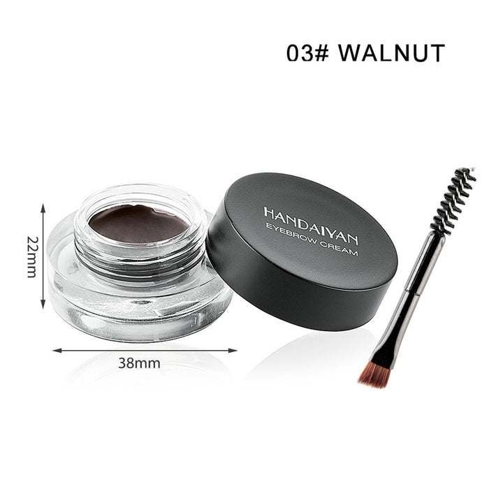 Eyebrow Brush Brow & Cream Set #Walnut