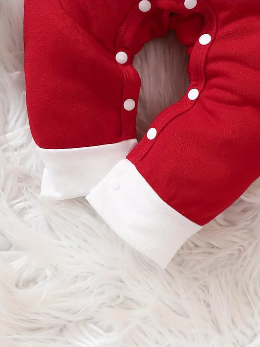 Santa & Reindeer Baby Romper Set