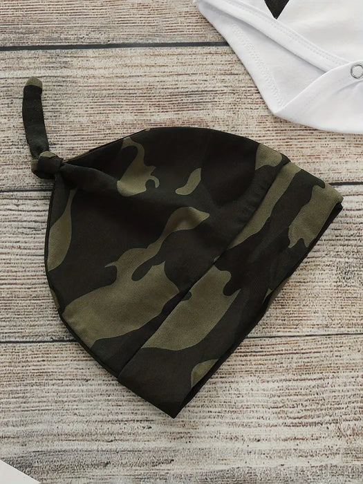 Camo Baby Boy Romper Set