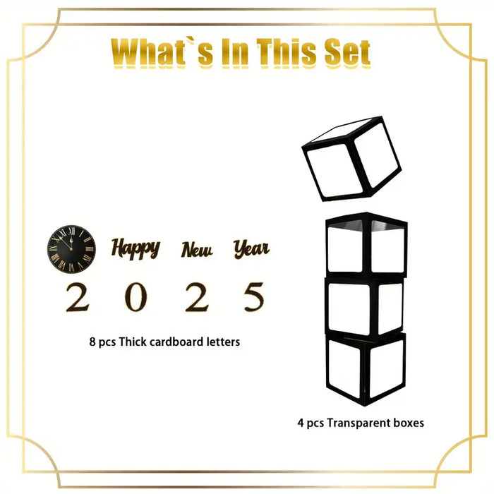 2025 New Year's Eve Party Balloon Box Set