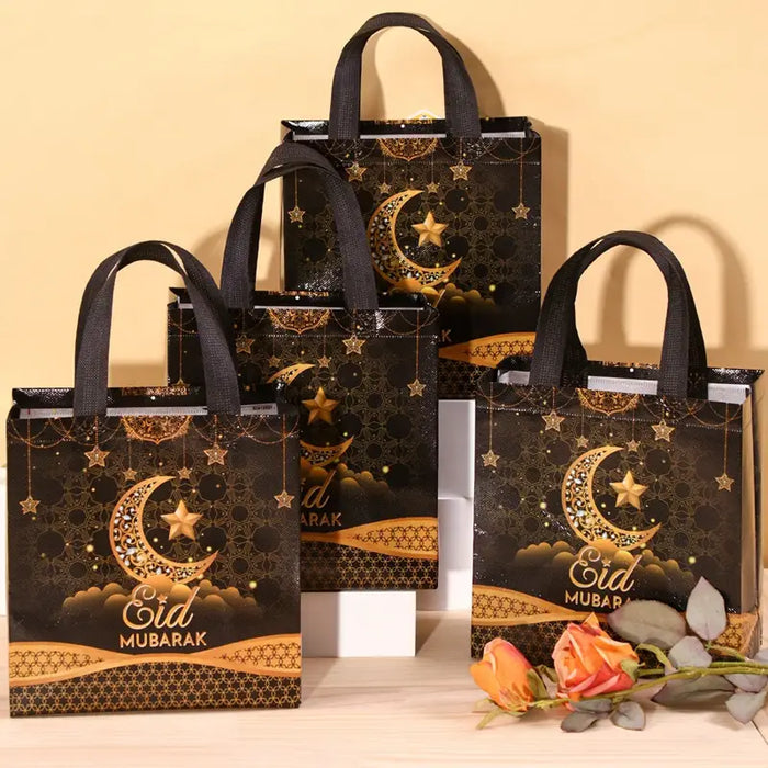 Eid Mubarak Ramadan Tote Bag - 4pcs Set