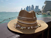 Chic Elegant Khaki Panama Sun Hat