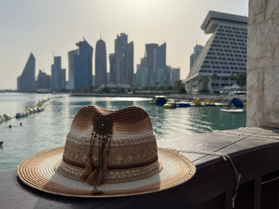 Vintage Cowboy Panama Sun Hat