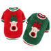 Christmas Collar Pet Hoodie