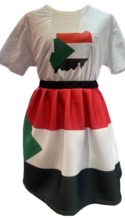 Customized International Day Outfit - Shirt & Skirt Set زي اليوم الدولي المخصص - طقم قميص وتنورة