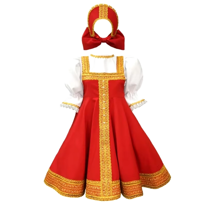 Girls Russian Folk Dance Costume