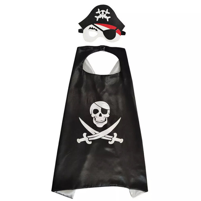 Pirate Hero Cape & Mask Set