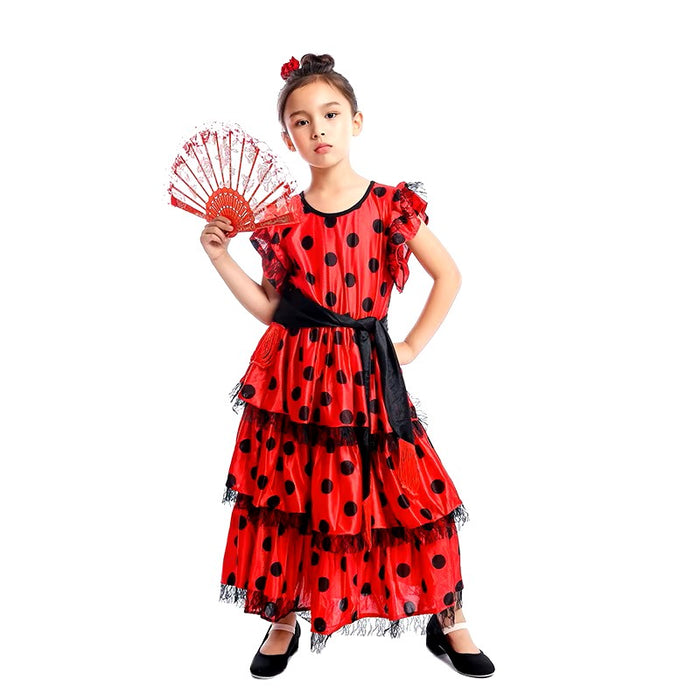 Señorita Spanish Flamenco Dancer Costume