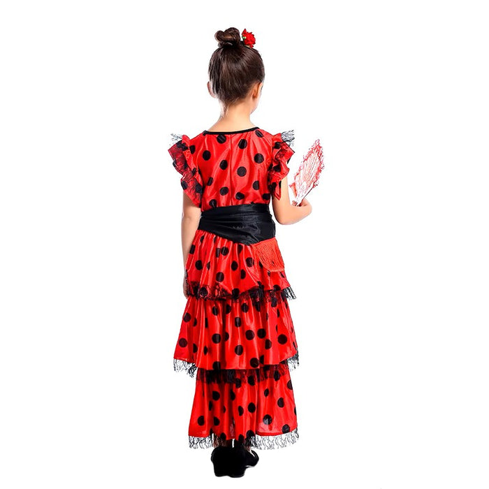 Señorita Spanish Flamenco Dancer Costume