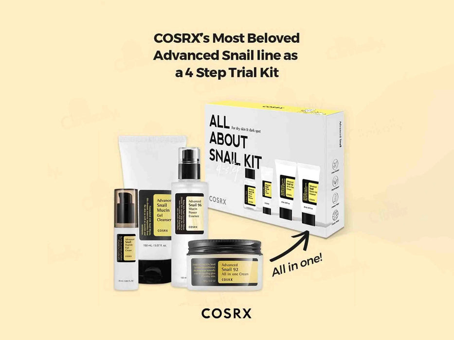 Cosrx All About Snail Kit 4 - Step Pack (4 Pcs)