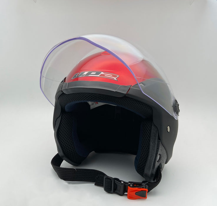 UP2 Open Face Pilot Style Motorsport Helmet