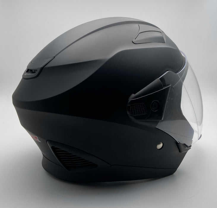 UP2 Matt Black Motorsport Helmet