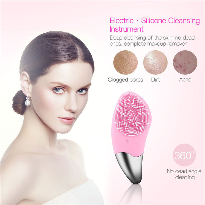 Electric Silicone Facial Cleaner