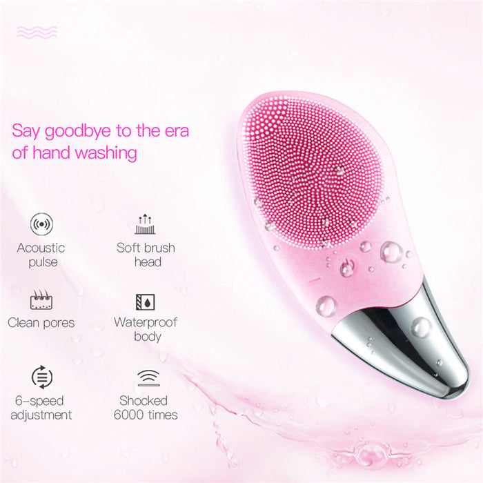 Electric Silicone Facial Cleaner