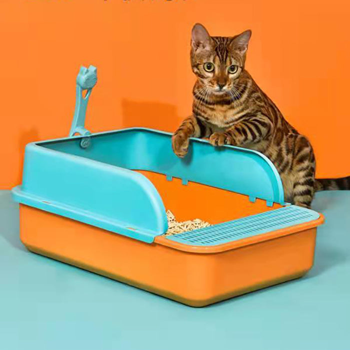 Pet Cat Litter Tray with Shovel