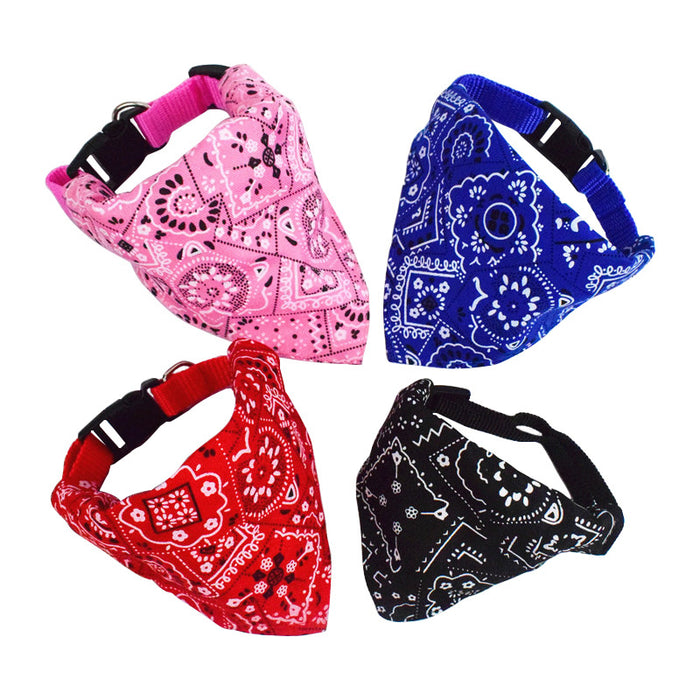 Pet Printed Scarf Collar