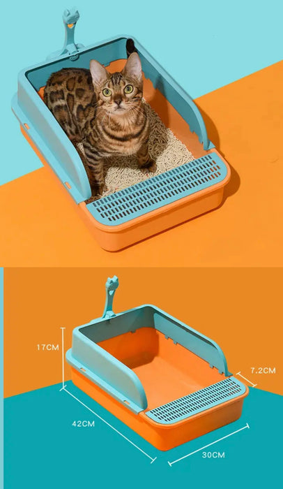 Pet Cat Litter Tray with Shovel