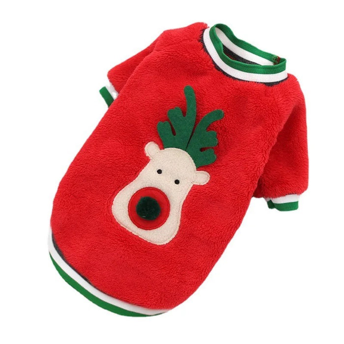 Christmas Collar Pet Hoodie